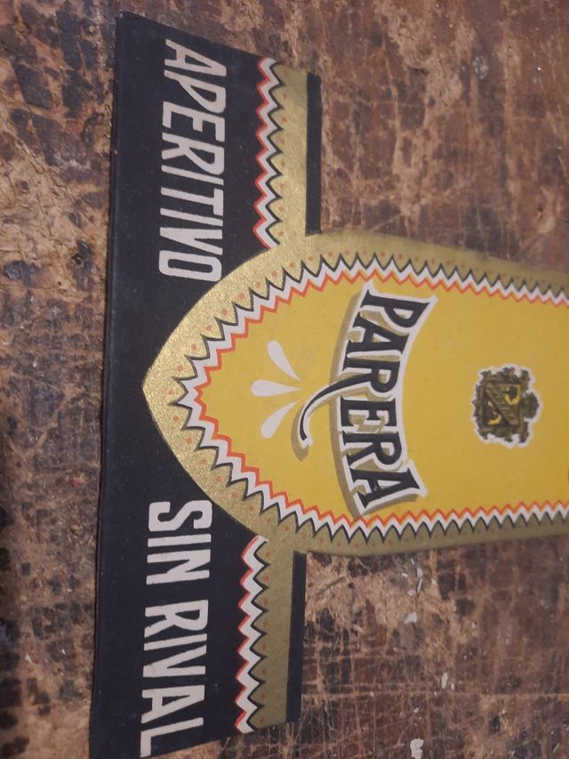 Cartel de carton display antiguo