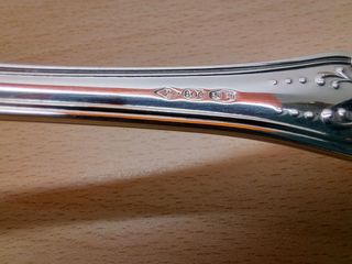 Mestolo vintage argento 800