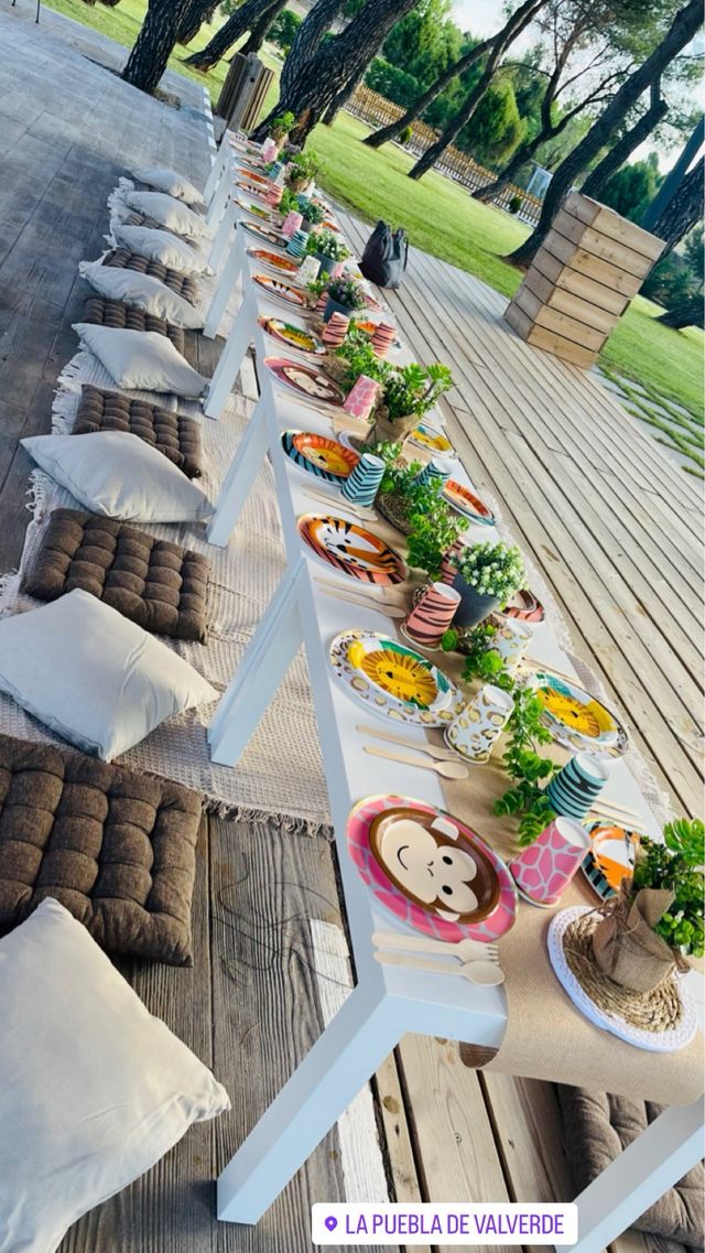 Mesas picnic alquiler