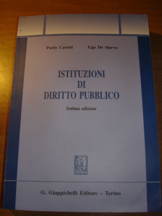 Istituzioni di diritto pubblico e privato