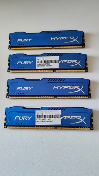 Memoria RAM HyperX Fury 4x4 GB