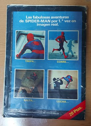 Colección de cromos antigua Spiderman