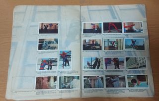 Colección de cromos antigua Spiderman