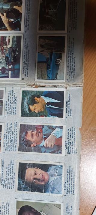 Colección de cromos antigua Spiderman