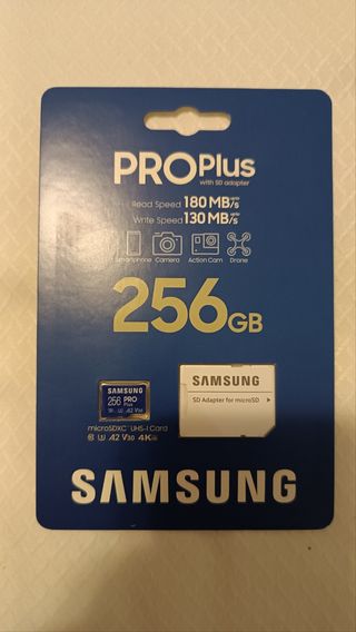 Tarjeta de memoria Samsung 256GB