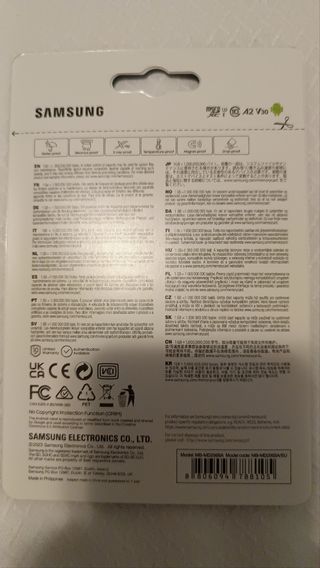 Tarjeta de memoria Samsung 256GB
