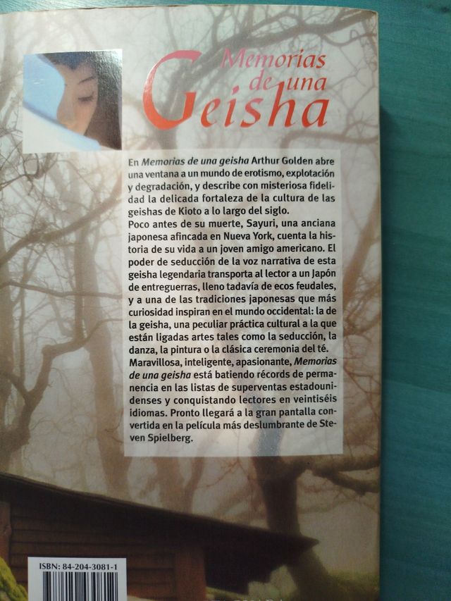 Memorias de una geisha Arthur golden