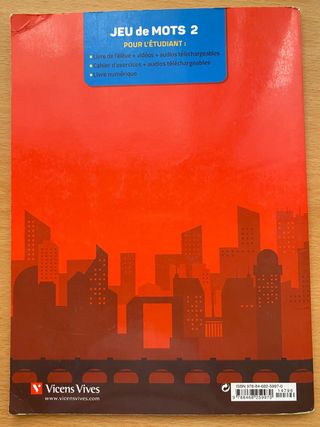 Jeu De Mots A1/A2 2 Edubook Francés libro