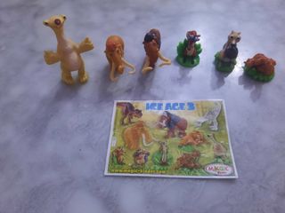 Muñecos Kinder Ice Age