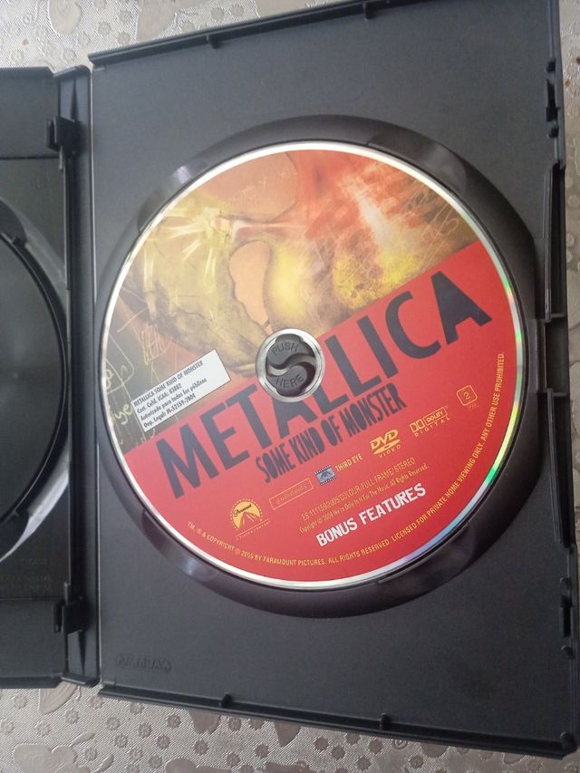 METÁLLICA, SOME KING OF MONSTERS,2 DVD'S