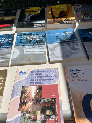 Libros oposiciones, automocion, empresa