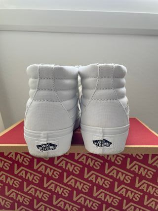 Vans Sk8-Hi Platform Blanco talla 36