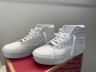 Vans Sk8-Hi Platform Blanco talla 36