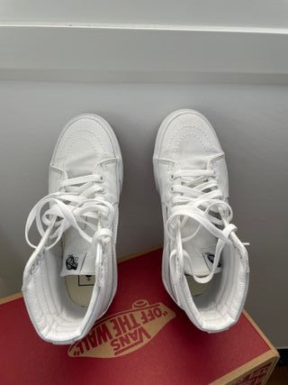 Vans Sk8-Hi Platform Blanco talla 36