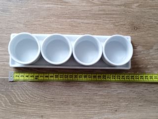 Conjunto de 4 tacinhas cerâmica para servir