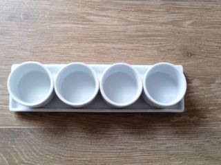 Conjunto de 4 tacinhas cerâmica para servir