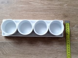 Conjunto de 4 tacinhas cerâmica para servir