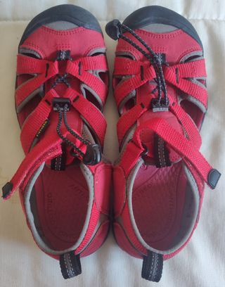 Sandalia Unisex niños KEEN.Rojas.T36.Nuevas,1 uso