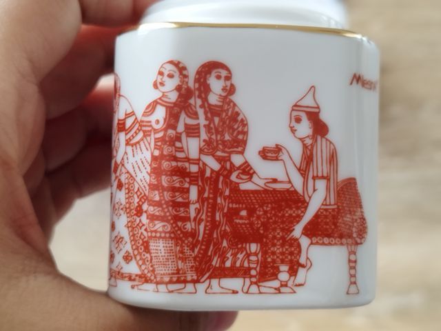 Conjunto de 3 frascos de cerâmica chinesa para chá