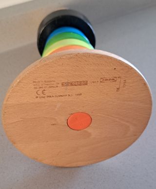 Juguetes Faros de madera y cubo