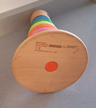 Juguetes Faros de madera y cubo