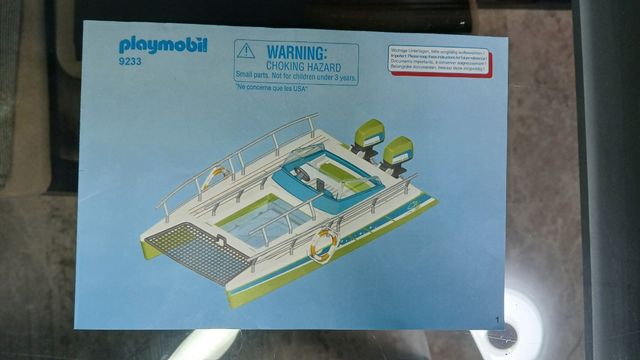 Barco con vistas al fondo marino Playmobil