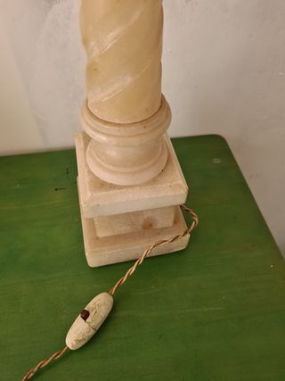 Pie lámpara alabastro