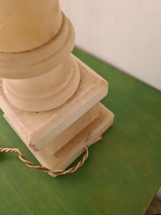 Pie lámpara alabastro