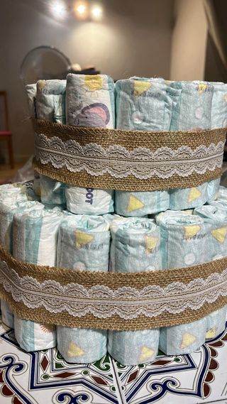 cestas y tartas de pañales bebe