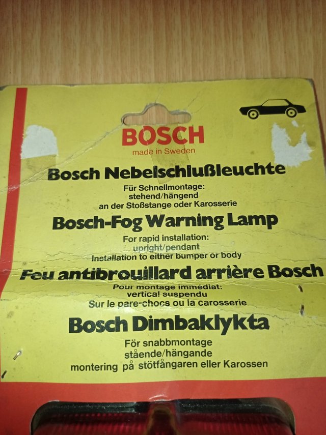 Piloto universal BOSCH. Nuevo.