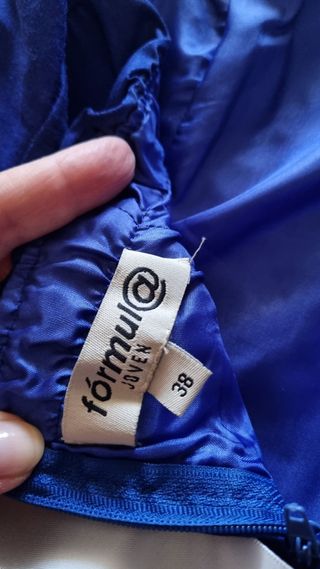 Rebajado! Vestido Azul eléctrico tipo globo