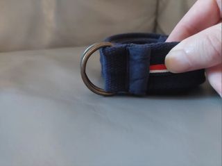 Cinturón trenzado azul El Ganso