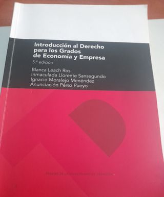 Libro de Introducción al Derecho