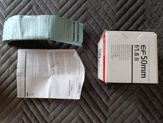 Objetivo Canon EF 50 mm f/1.8 II