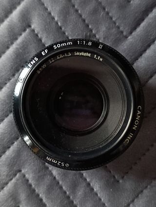 Objetivo Canon EF 50 mm f/1.8 II