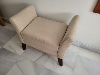 Banqueta de dormitorio con arcón