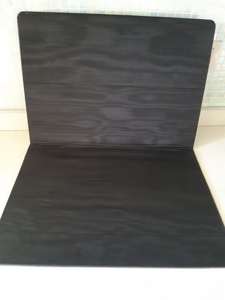 Set accessori per scrivania in pelle.