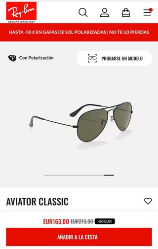 Ray-Ban AVIATOR CLASSIC Total BLACK
