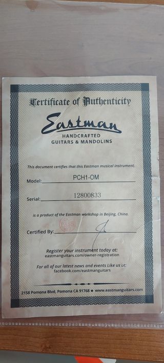 Chitarra EASTMAN