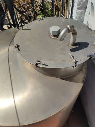 Depósito caldera gasoil acero inox.
