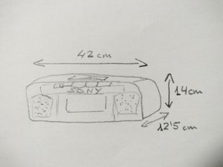 Radiocasette Sony CFS-200