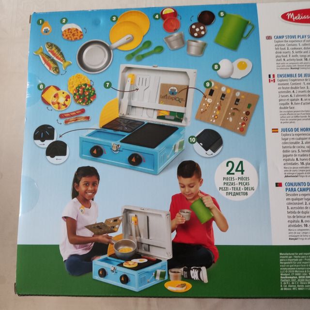 Juego de hornillo de campamento nuevo