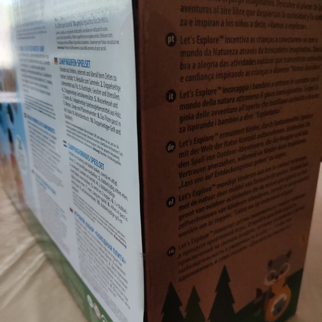 Juego de hornillo de campamento nuevo