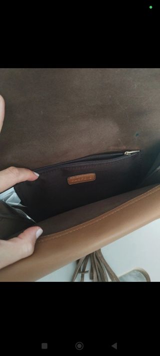 Bolso piel y serraje Parfois 
