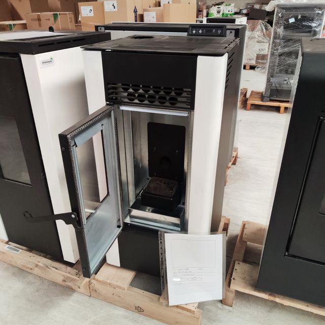 Estufas pellet cuadradas 10 kw