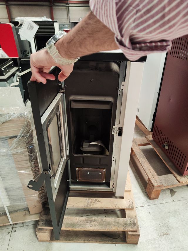 Estufas pellet cuadradas 10 kw