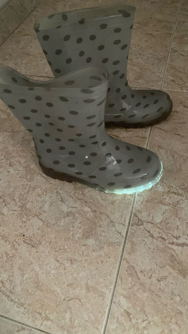 Botas de agua con luces