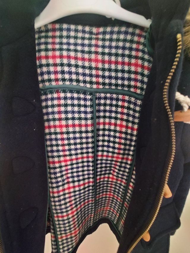 Abrigo paño azul marino Tizzas 6 años