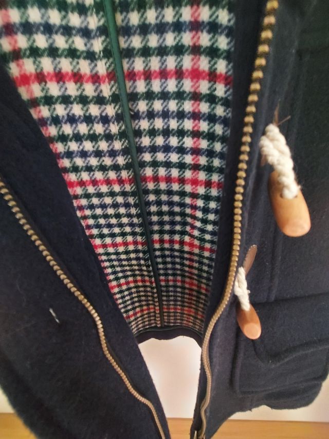 Abrigo paño azul marino Tizzas 6 años