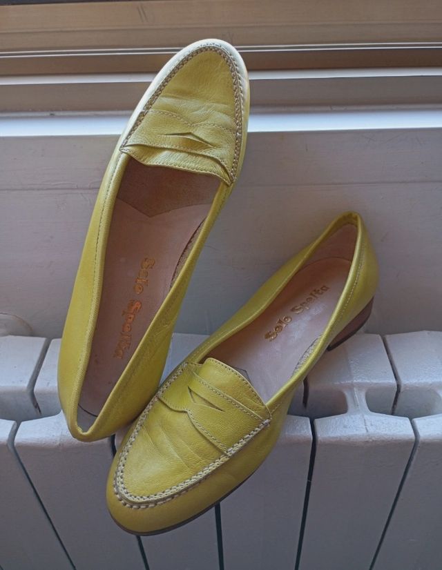 Macassini donna verde pistacchio